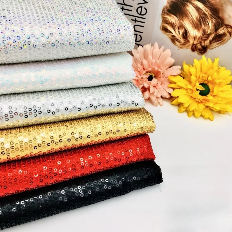 Flash Satin Base Cloth Sequin Embroidered Clothing Fabric By the Yards Dress Coat Dance Clothes DIY Bead Embroidered in Stock
Flash Satin Base Cloth Sequin Embroidered Clothing Fabric By the Yards Dress Coat Dance Clothes DIY Bead Embroidered in Stock