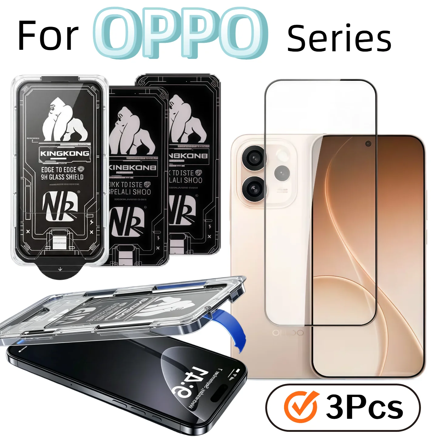 3PCS Set Compatible with OPPO Reno 15Pro, 15C, 14, 13F, 12F, 12 Fs/Find X9 Ultra/A5, A6, A6Pro - 9H Hardness HD Tempered Glass
3PCS Set Compatible with OPPO Reno 15Pro, 15C, 14, 13F, 12F, 12 Fs/Find X9 Ultra/A5, A6, A6Pro - 9H Hardness HD Tempered Glass