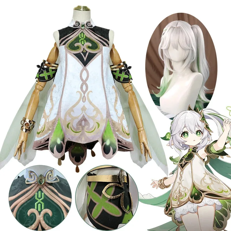 Nene 2025 Genshin Impact Nahida Lesser Lord Kusanali Cosplay Costume Girl Dresses Wig Suit Clothes Halloween Part
Nene 2025 Genshin Impact Nahida Lesser Lord Kusanali Cosplay Costume Girl Dresses Wig Suit Clothes Halloween Part
