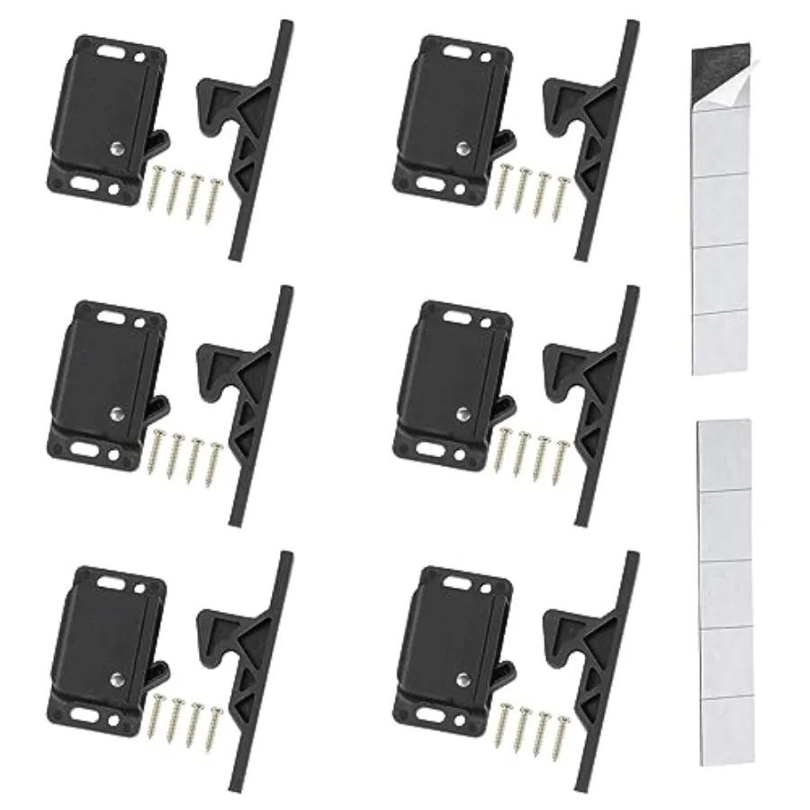 RV Drawer Latches and Catches, 6 Pack RV Cabinet Door Latches and Catches, 10 Pull Force Latches for Home and Cabinet Doors, Id
RV Drawer Latches and Catches, 6 Pack RV Cabinet Door Latches and Catches, 10 Pull Force Latches for Home and Cabinet Doors, Id