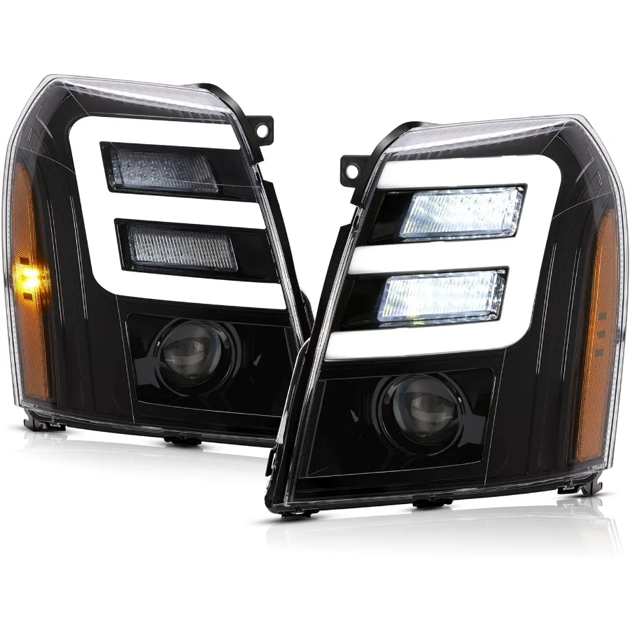LED Projector Headlights Lamp Compatible with 2007-2014 Cadillac Escalade ESV EXT DRL Tube Bar Front Head Lamps Assembly Clear L
LED Projector Headlights Lamp Compatible with 2007-2014 Cadillac Escalade ESV EXT DRL Tube Bar Front Head Lamps Assembly Clear L