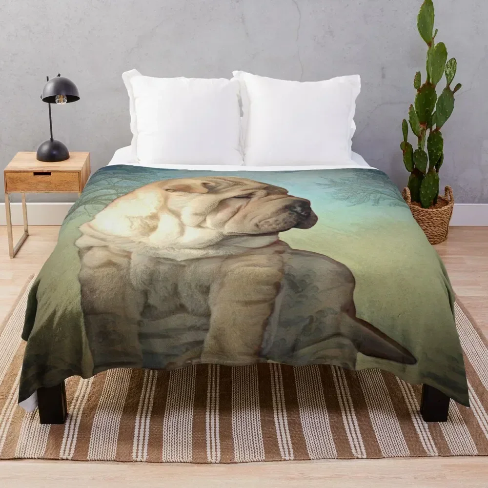 Shar Pei Puppy Throw Blanket Luxury Throw Bed linens Luxury Brand warm for winter Blankets
Shar Pei Puppy Throw Blanket Luxury Throw Bed linens Luxury Brand warm for winter Blankets