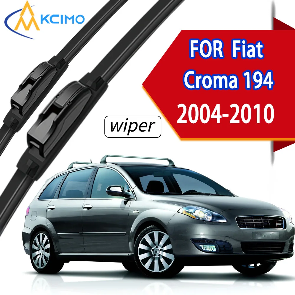 Premium High-Density Rubber Front Windshield Wiper Blades Perfect Fit for Fiat Croma 194 2004-2010.
Premium High-Density Rubber Front Windshield Wiper Blades Perfect Fit for Fiat Croma 194 2004-2010.