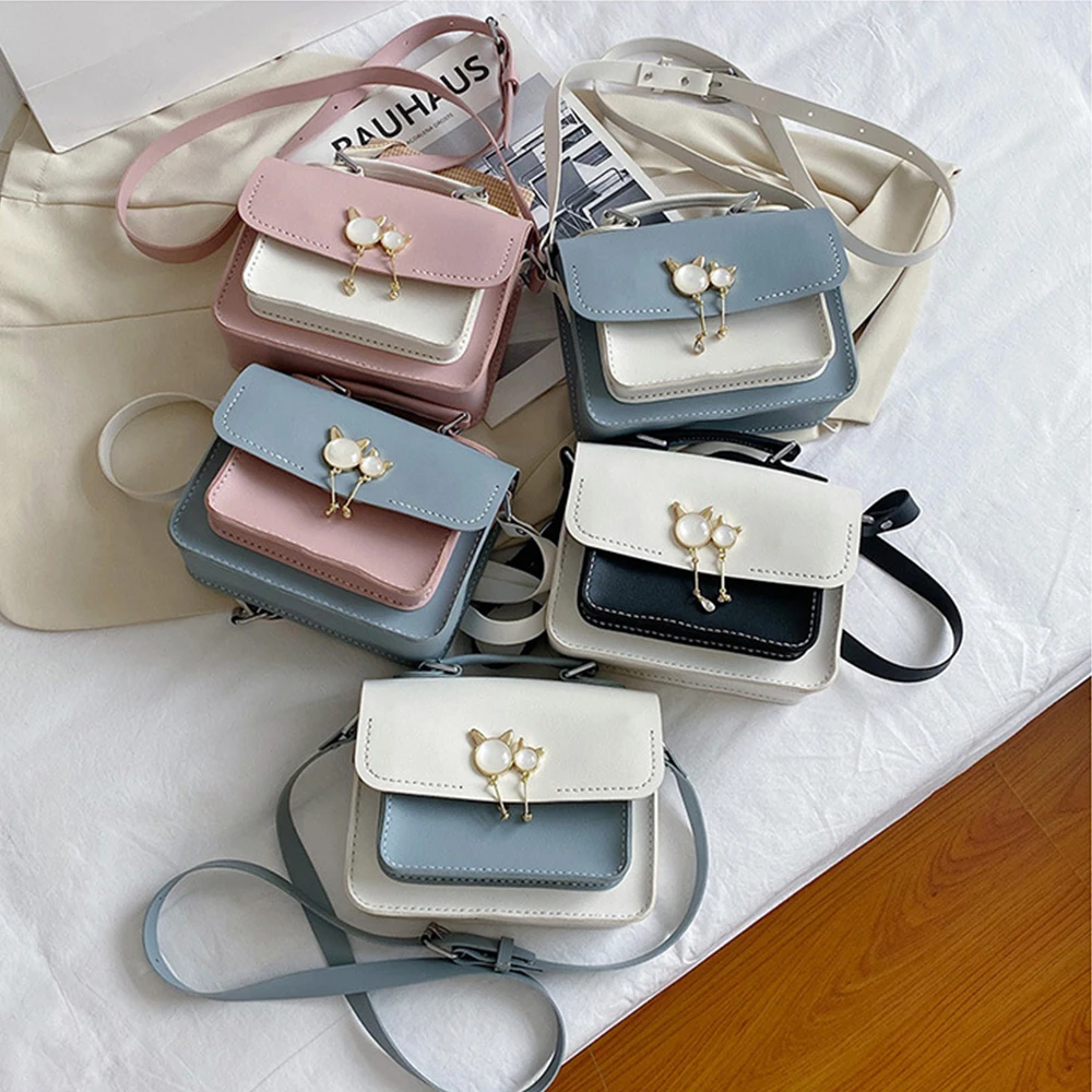 DIY Women Contrast Color Leather Bags Square Pack Shoulder Bag Fashion Designer Messenger Crossbody Bag Clutch Wallet Handbags
DIY Women Contrast Color Leather Bags Square Pack Shoulder Bag Fashion Designer Messenger Crossbody Bag Clutch Wallet Handbags