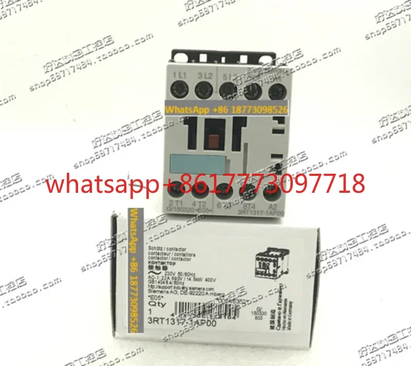 3RT1315/3RT1316/3RT1317-1AP00 Контактор Точечный Аутентичный
3RT1315/3RT1316/3RT1317-1AP00 Контактор Точечный Аутентичный
