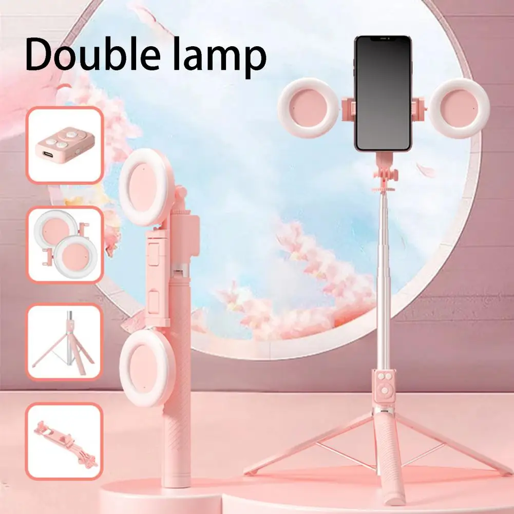 1Set Selfie Stand Remote Control 360 Degree Rotation 1.7 Meters Bluetooth-Compatible LED Ring Light Selfie Stick For Travel
1Set Selfie Stand Remote Control 360 Degree Rotation 1.7 Meters Bluetooth-Compatible LED Ring Light Selfie Stick For Travel