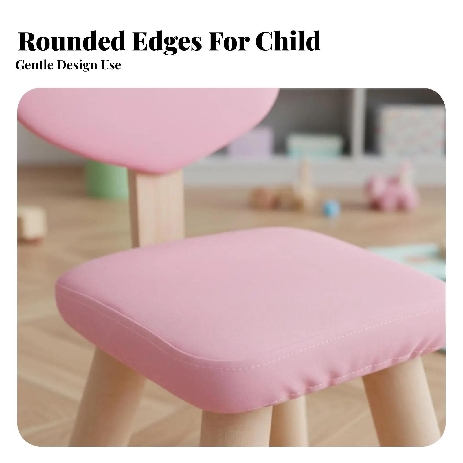 Wooden Rearrest Stool Sturdy Wood Construction Armless Stool with Rearrest Rear Posture Support Rounded Edges for Kindergarten
Wooden Rearrest Stool Sturdy Wood Construction Armless Stool with Rearrest Rear Posture Support Rounded Edges for Kindergarten