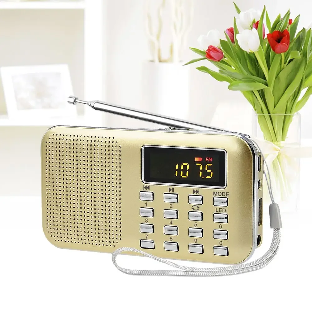 Mini Speaker Radio with Card Slot Portable LED Flashlight MP3 Player Rechargeable Slim Design Fits MP3
Mini Speaker Radio with Card Slot Portable LED Flashlight MP3 Player Rechargeable Slim Design Fits MP3