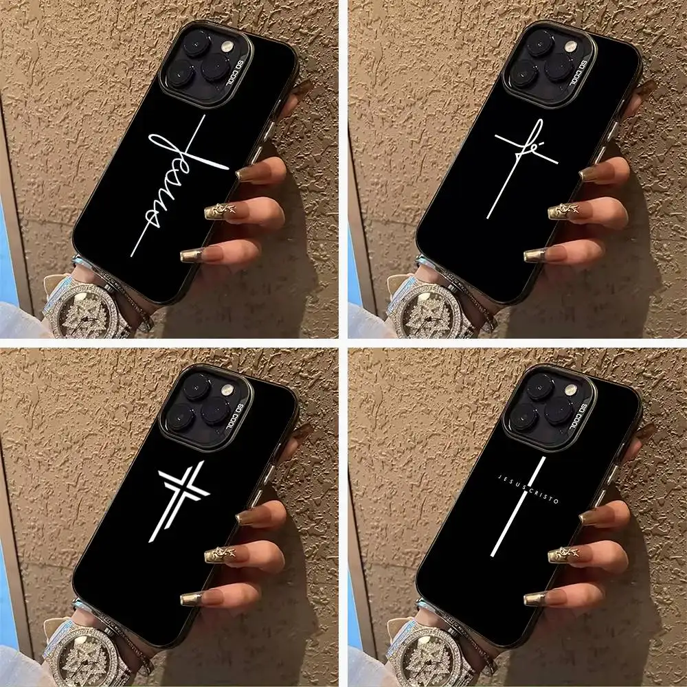 G-God Jesus Cross For iPhone 17 16 15 14 13 12 11 Pro Max XS 17 Air Silicone Colored Silver Bumper Cover
G-God Jesus Cross For iPhone 17 16 15 14 13 12 11 Pro Max XS 17 Air Silicone Colored Silver Bumper Cover