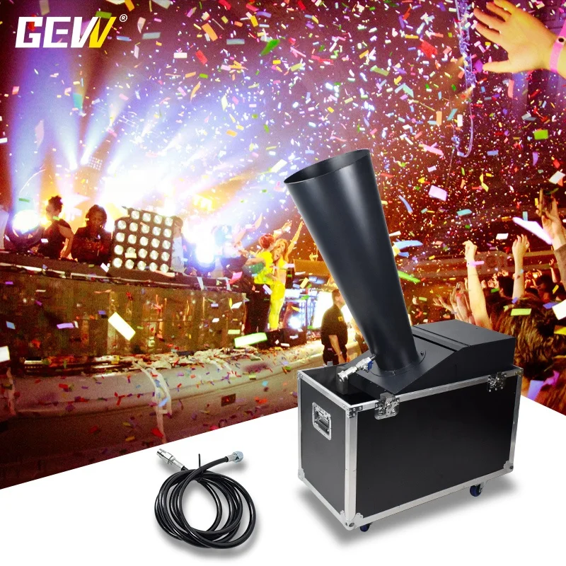 GEVV Large Co2 Confetti Stage Equipment Large Co2 Big Flightcase Confetti Machine Confetti Blower Machine
GEVV Large Co2 Confetti Stage Equipment Large Co2 Big Flightcase Confetti Machine Confetti Blower Machine