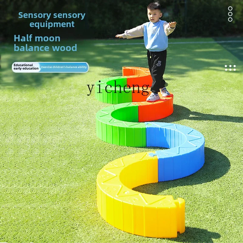 ZC Half Moon Balance Beam Children's Sensory Integration Training Equipment S Single Wood Bridge Outdoor Plastic Toys Big Round
ZC Half Moon Balance Beam Children's Sensory Integration Training Equipment S Single Wood Bridge Outdoor Plastic Toys Big Round