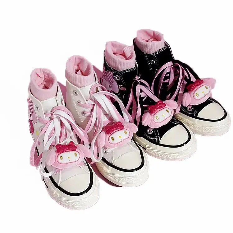 Anime My Melody Canvas Shoes Cartoon Casual Student Walking High Top Shoes Sports Flat Shoes for Adult Women
Anime My Melody Canvas Shoes Cartoon Casual Student Walking High Top Shoes Sports Flat Shoes for Adult Women
