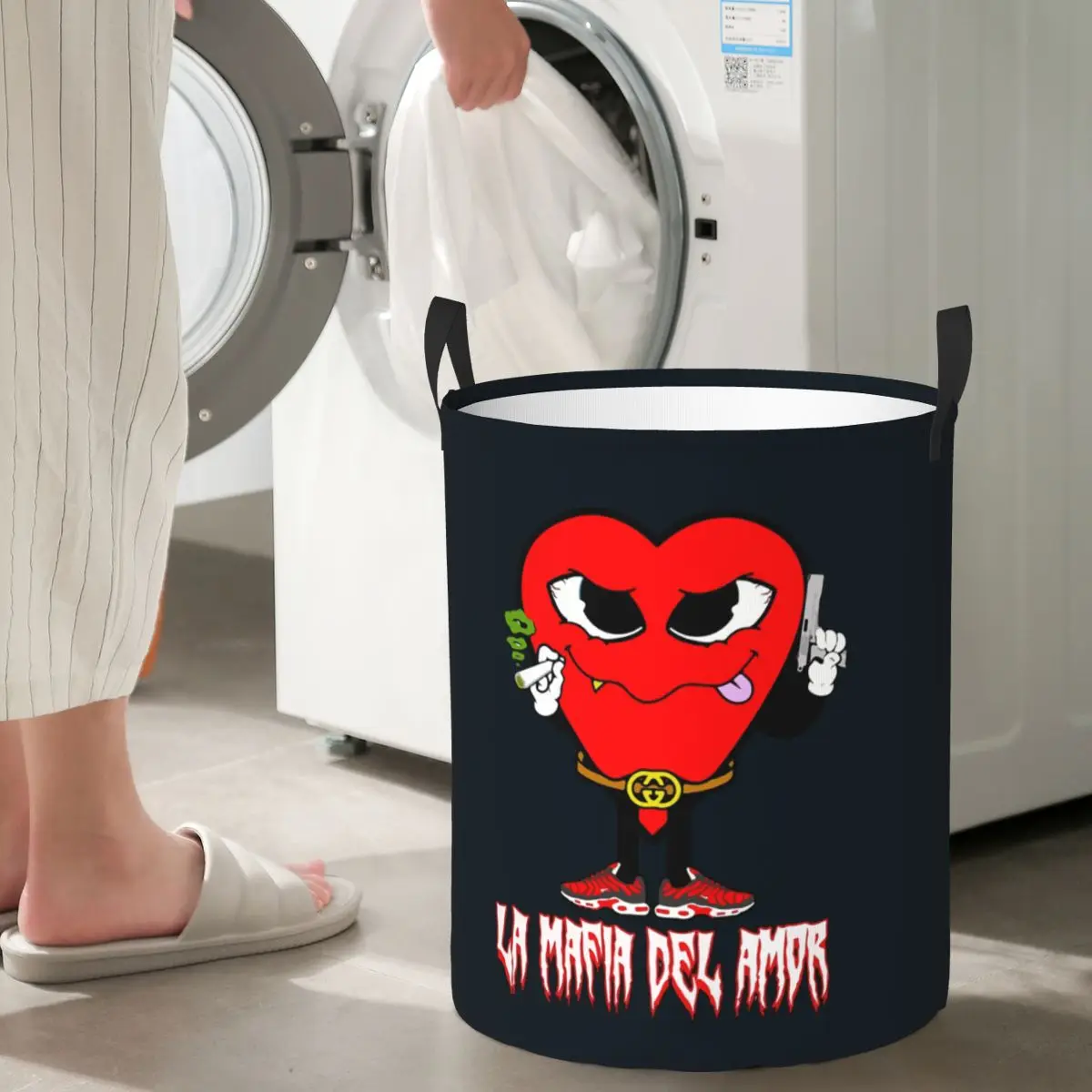 Laundry Collector MAFIA OF LOVE Folding Laundry Basket Home Organizer Baby Washing Basket Home Organizer
Laundry Collector MAFIA OF LOVE Folding Laundry Basket Home Organizer Baby Washing Basket Home Organizer