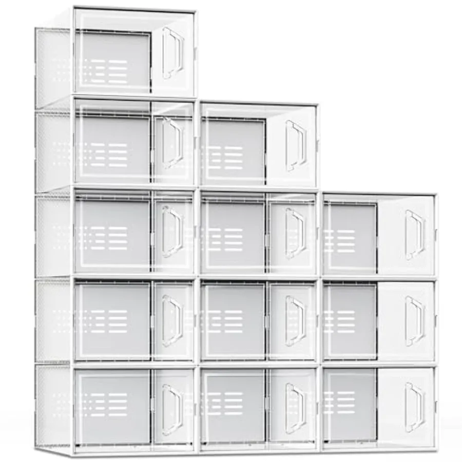 X Shoe Storage Box Plastic Stackable Shoe Organizer for Closet Space Saving Sneaker Shoe Rack Containers Bins Holders for Entry
X Shoe Storage Box Plastic Stackable Shoe Organizer for Closet Space Saving Sneaker Shoe Rack Containers Bins Holders for Entry