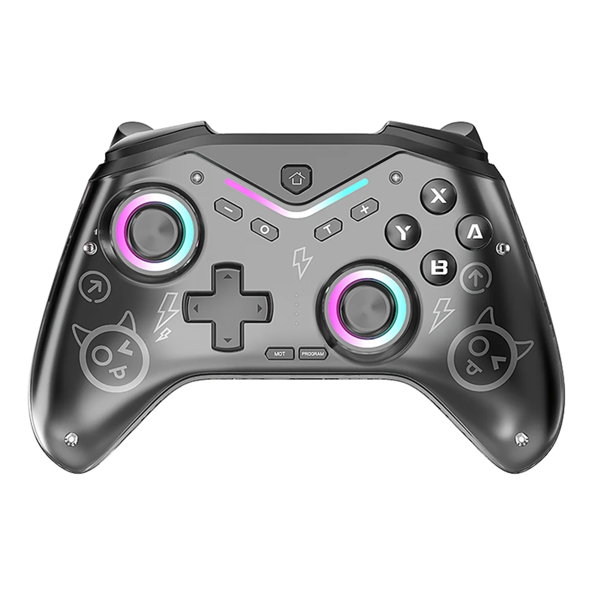 T06C-Game Console Wireless Game Controller Programmable Gamepad Hall Joystick Support for Switch/Steam /IOS/Android Black
T06C-Game Console Wireless Game Controller Programmable Gamepad Hall Joystick Support for Switch/Steam /IOS/Android Black