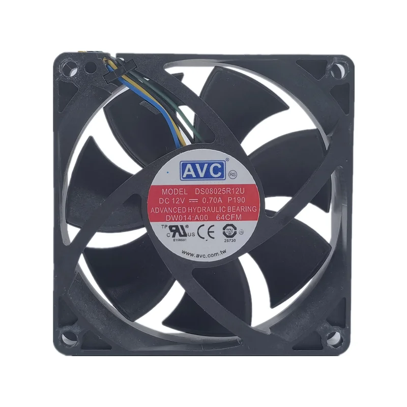 Новый охлаждающий вентилятор для AVC DS08025R12U 12 В 0,7 А 8025 8 см 4-проводной ШИМ-вентилятор с регулировкой скорости 80*80*25 мм 
Новый охлаждающий вентилятор для AVC DS08025R12U 12 В 0,7 А 8025 8 см 4-проводной ШИМ-вентилятор с регулировкой скорости 80*80*25 мм