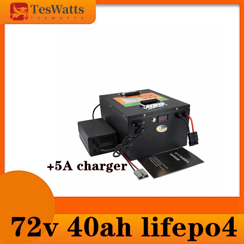 Teswatts 24S 72v 40ah высококачественный литий-фосфатный аккумулятор lifepo4 BMS + зарядное устройство 5A
Teswatts 24S 72v 40ah высококачественный литий-фосфатный аккумулятор lifepo4 BMS + зарядное устройство 5A