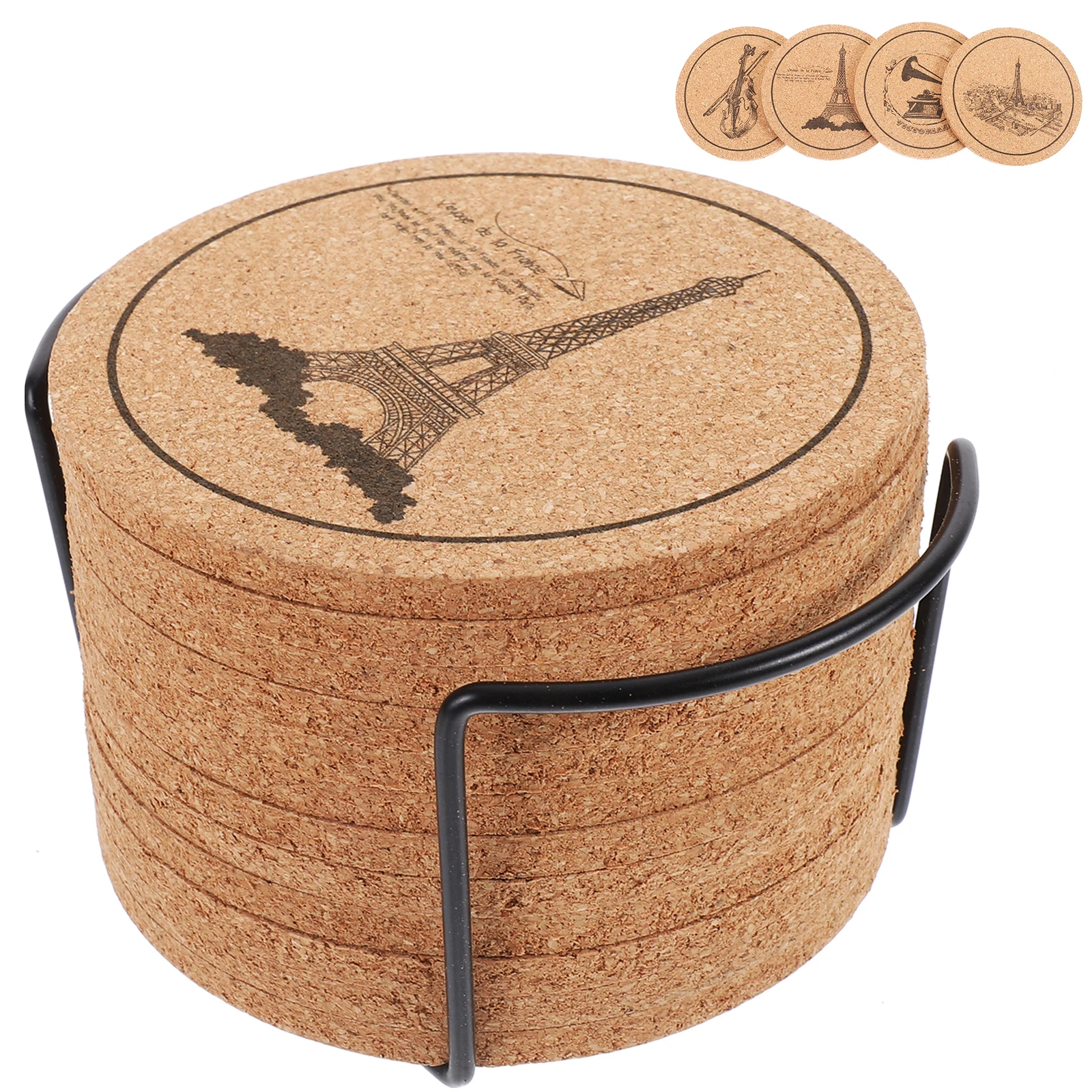 12 Pieces Cork Coasters Retro Print Anti Slip Heat Resistant Drink Coaster Set for Coffee Tea R om Pattern
12 Pieces Cork Coasters Retro Print Anti Slip Heat Resistant Drink Coaster Set for Coffee Tea R om Pattern