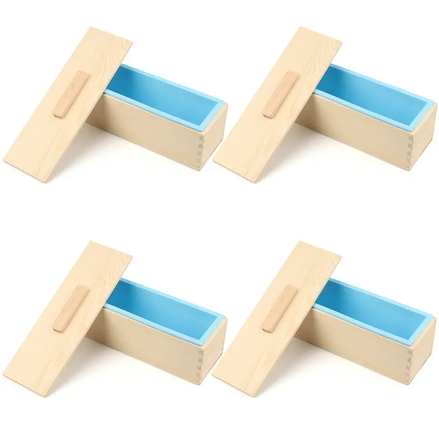 Коробка для мыла Loaf Box, 42 унции, для изготовления мыла, с деревянными вставками, набор из 4 штук, коробка для мыльных брусков, подходит для домашнего мыловарения, Soap M
Коробка для мыла Loaf Box, 42 унции, для изготовления мыла, с деревянными вставками, набор из 4 штук, коробка для мыльных брусков, подходит для домашнего мыловарения, Soap M