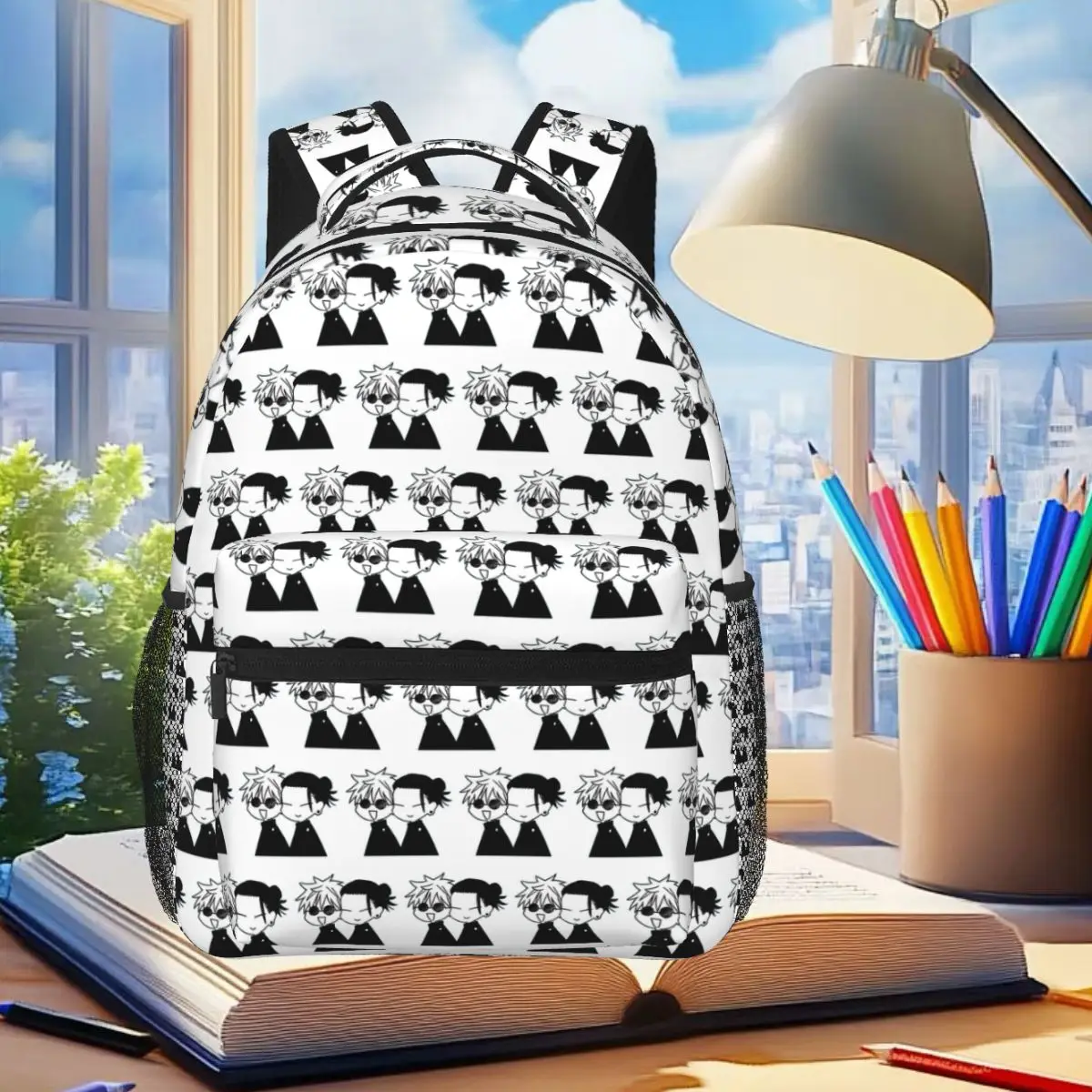 Gojo Satoru And Geto Suguru Backpack Student Boys Girls BookBag Kids School Bag Computer Shoulder Bags for Men Women
Gojo Satoru And Geto Suguru Backpack Student Boys Girls BookBag Kids School Bag Computer Shoulder Bags for Men Women