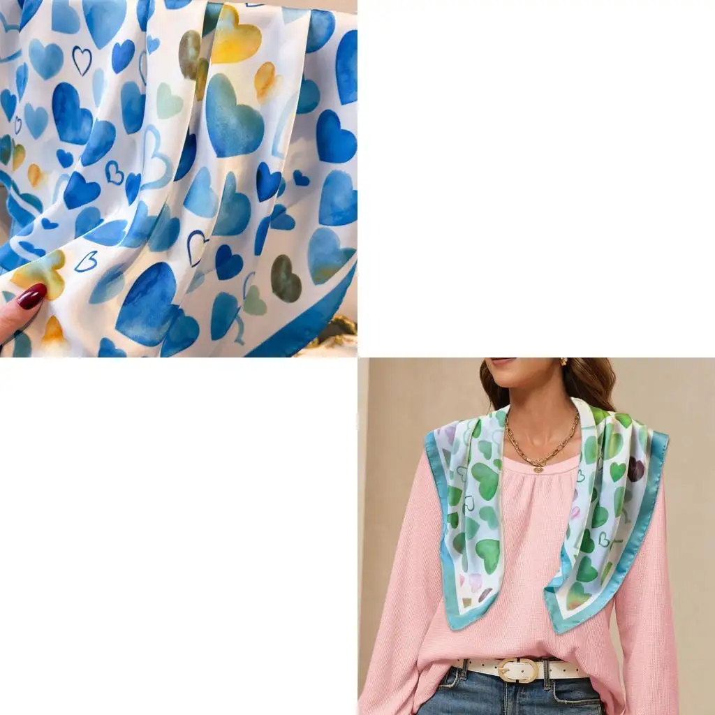 652F Trendy Handkerchief Scarf, Silk Feeling, Soft and Comfortable, Suitable for Hiking, Camping Multipurpose Neck Scarves
652F Trendy Handkerchief Scarf, Silk Feeling, Soft and Comfortable, Suitable for Hiking, Camping Multipurpose Neck Scarves