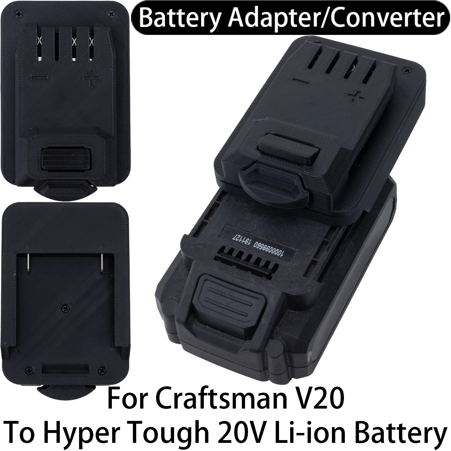 Battery Adapter For Craftsman V20 Li-ion Tool To Hyper Tough 20V Li-ion Battery Adapter Converter Power Tool Accessory
Battery Adapter For Craftsman V20 Li-ion Tool To Hyper Tough 20V Li-ion Battery Adapter Converter Power Tool Accessory
