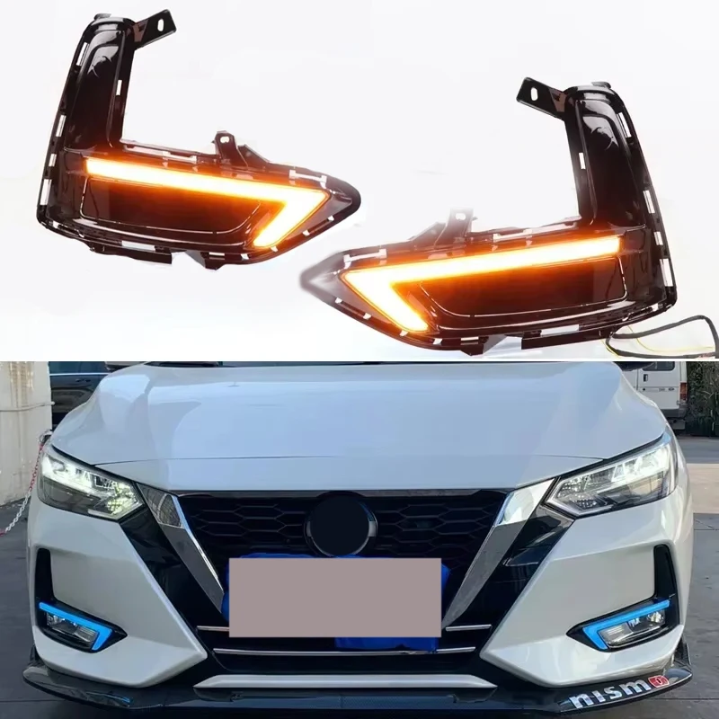 Car LED 12V Daytime Running Lights For Nissan Sentra Sylphy 2019-2022 Yellow Turn Signal Night Blue Running Lamps Car Headlamps
Car LED 12V Daytime Running Lights For Nissan Sentra Sylphy 2019-2022 Yellow Turn Signal Night Blue Running Lamps Car Headlamps