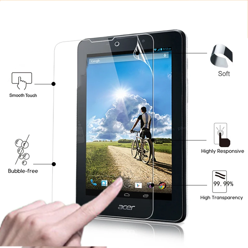 Ultra Thin HD LCD Screen Protector Film For Acer Iconia Tab 7 A1-713 7.0'' Tablet PC Clear Glossy Protective Film + tools
Ultra Thin HD LCD Screen Protector Film For Acer Iconia Tab 7 A1-713 7.0'' Tablet PC Clear Glossy Protective Film + tools