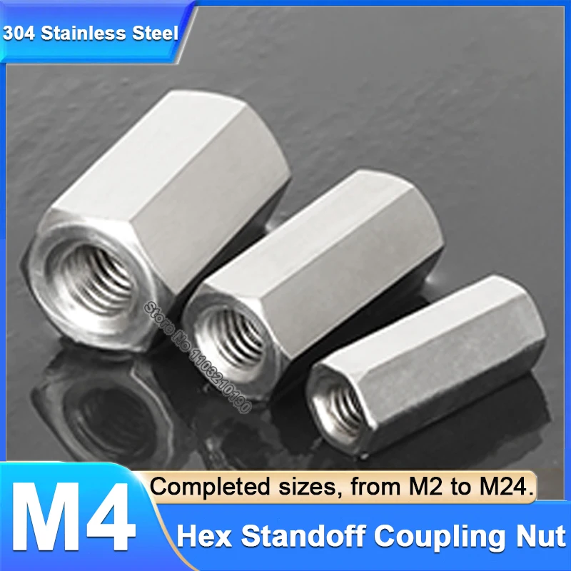 5-50pcs 304 Stainless Steel M4 Standoff Rod Long Coupling Nut Hex High Strength Hexagon Nutsert Extend Long Hex Column Pillars
5-50pcs 304 Stainless Steel M4 Standoff Rod Long Coupling Nut Hex High Strength Hexagon Nutsert Extend Long Hex Column Pillars