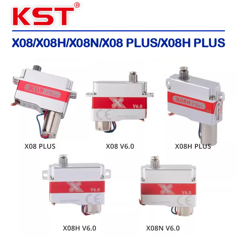 KST X08 Series X08N X08H PLUS all-metal High torque digital Digital High pressure glider steering gear
KST X08 Series X08N X08H PLUS all-metal High torque digital Digital High pressure glider steering gear