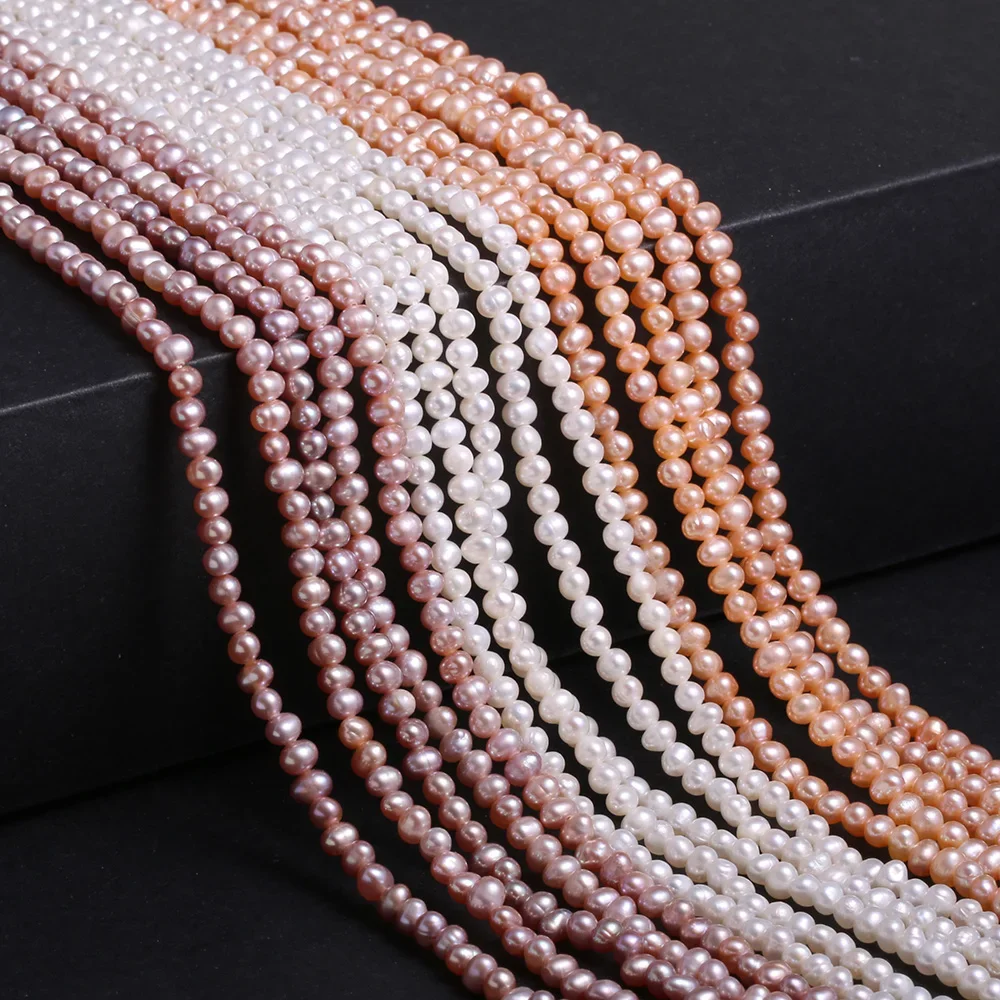 Natural Pearl White Purple Pink Potato Punch Beads 3-3.5mmFor Jewelry MakingDIY Necklace Bracelet Accessories Charm Gift 36CM1PC
Natural Pearl White Purple Pink Potato Punch Beads 3-3.5mmFor Jewelry MakingDIY Necklace Bracelet Accessories Charm Gift 36CM1PC