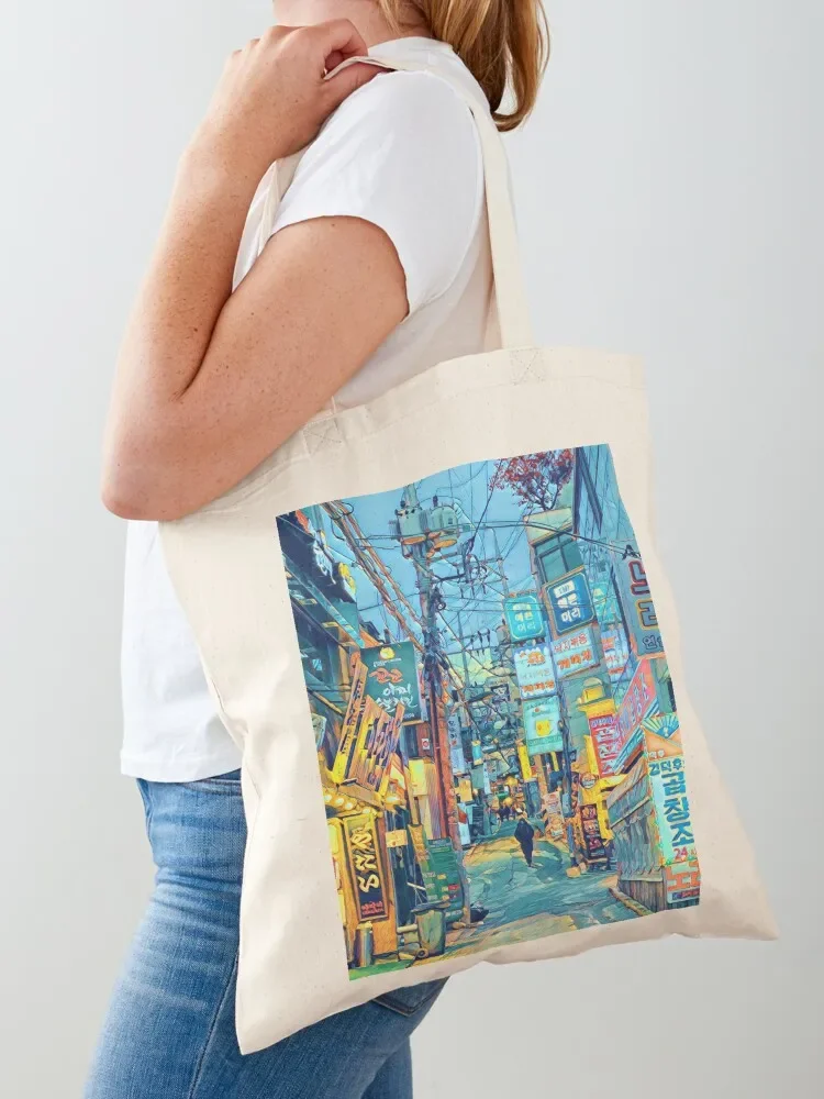 Seoul Tote Bag Canvas bag eco bag folding shopper bags tote woman
Seoul Tote Bag Canvas bag eco bag folding shopper bags tote woman