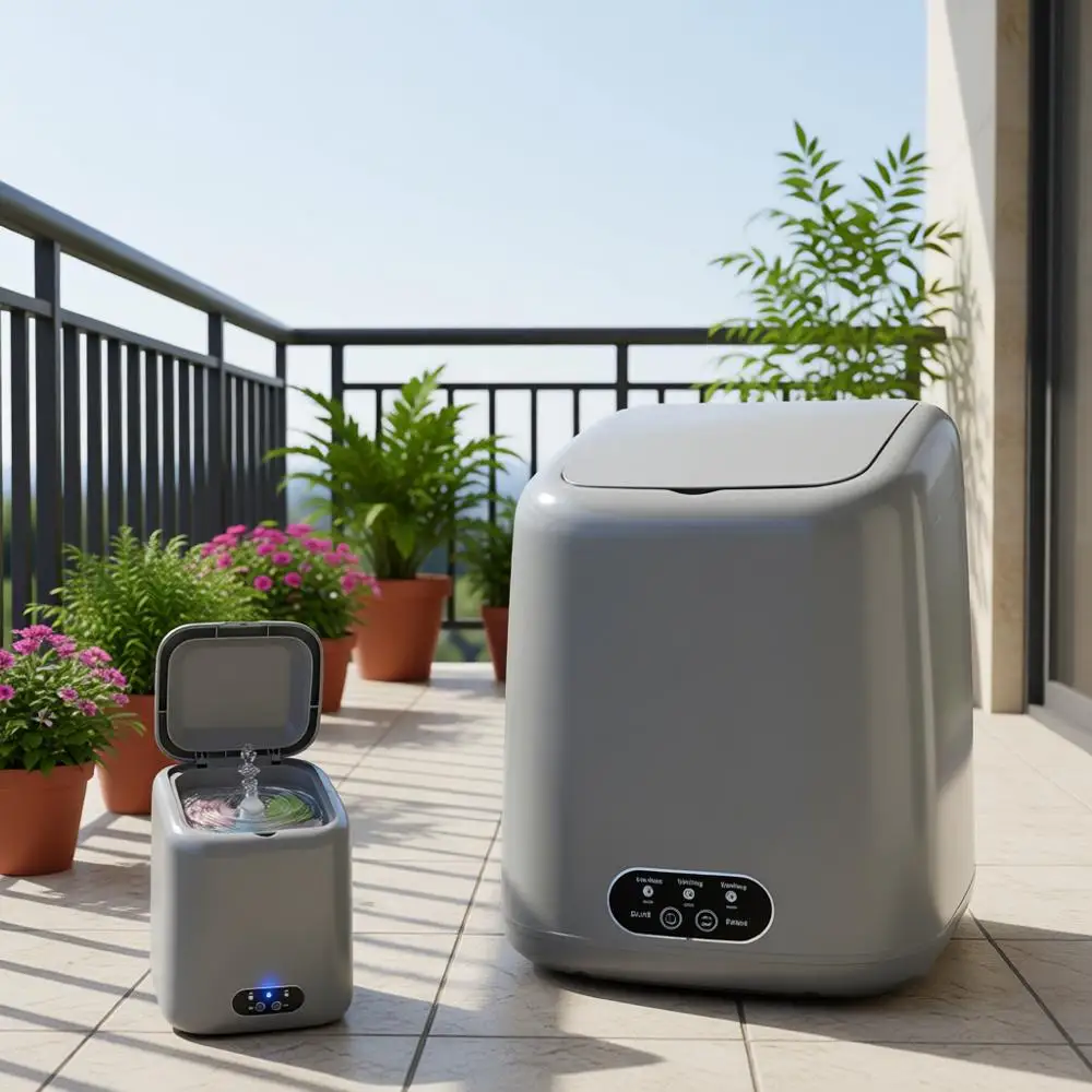 Портативная стиральная машина, мини-компактная стирально-сушильная машина, компактная стиральная машина для квартиры и автофургона, для ручной стирки одежды
Портативная стиральная машина, мини-компактная стирально-сушильная машина, компактная стиральная машина для квартиры и автофургона, для ручной стирки одежды