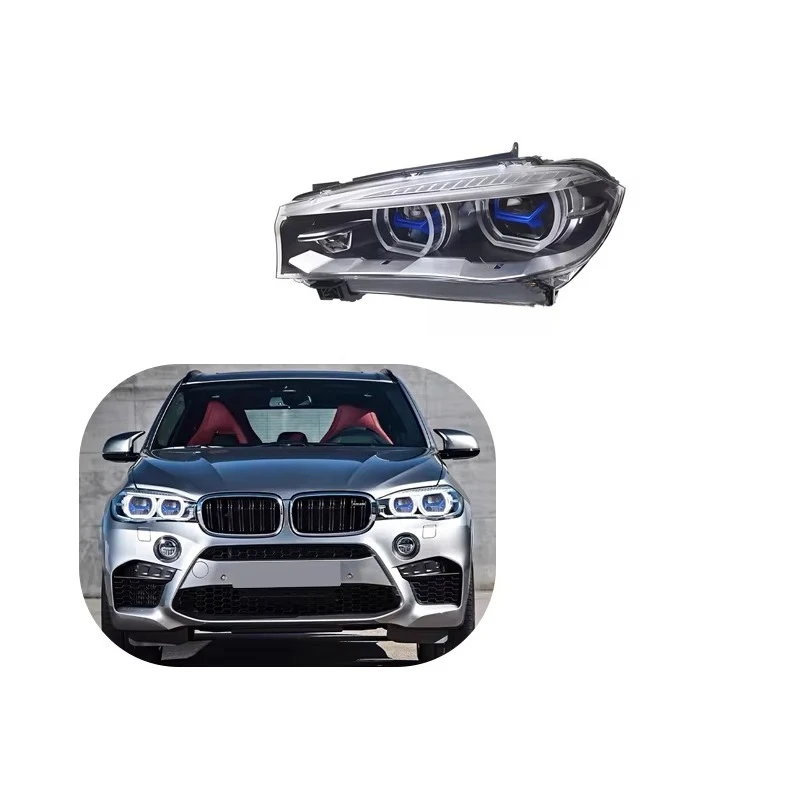 Для BMW X5 F15 2014-2018: Обновленные фары в стиле G05, высококачественные светодиодные лазерные фары с двойными линзами и дневными ходовыми огнями
Для BMW X5 F15 2014-2018: Обновленные фары в стиле G05, высококачественные светодиодные лазерные фары с двойными линзами и дневными ходовыми огнями