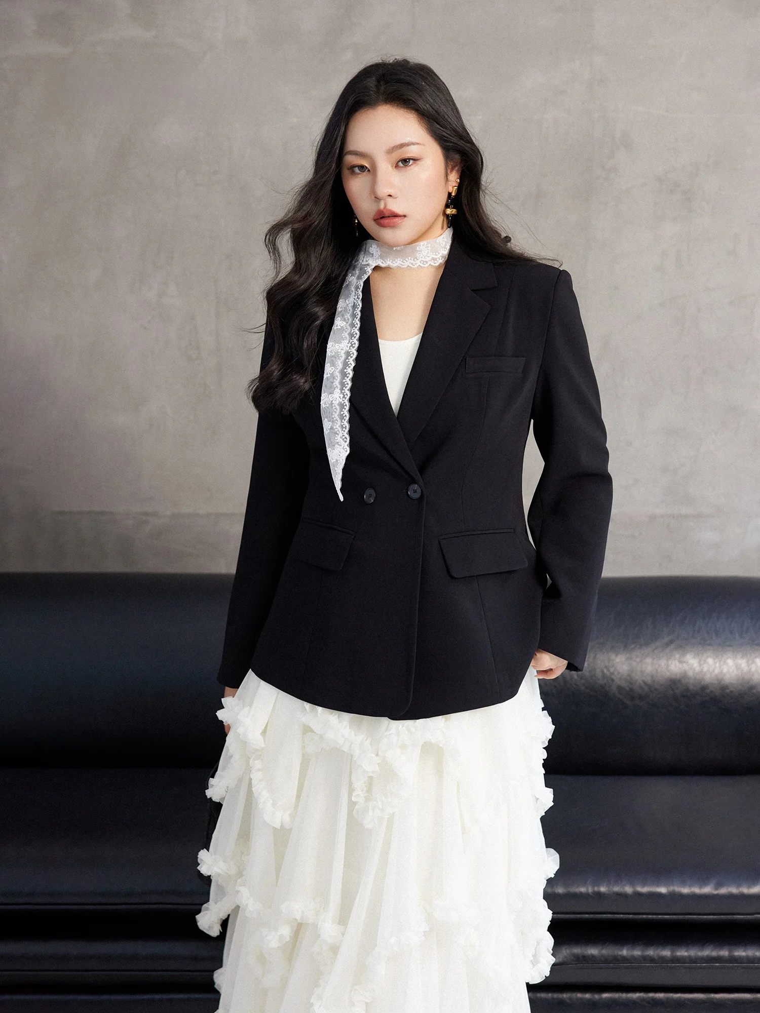 Plusmall nt Evening Commute Slimming Long Sve Cheered Suit Jaet Women's Casual Straight Cut Spring Outerwear
Plusmall nt Evening Commute Slimming Long Sve Cheered Suit Jaet Women's Casual Straight Cut Spring Outerwear