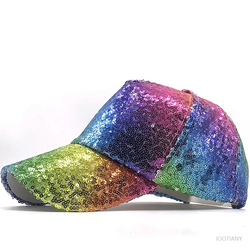 Rainbow Sequined Mesh Hat Cosplay Stage Shiny Hip-hop Accessories Sun Visor Baseball Cap Fashion Street Dance Color Hat Props
Rainbow Sequined Mesh Hat Cosplay Stage Shiny Hip-hop Accessories Sun Visor Baseball Cap Fashion Street Dance Color Hat Props