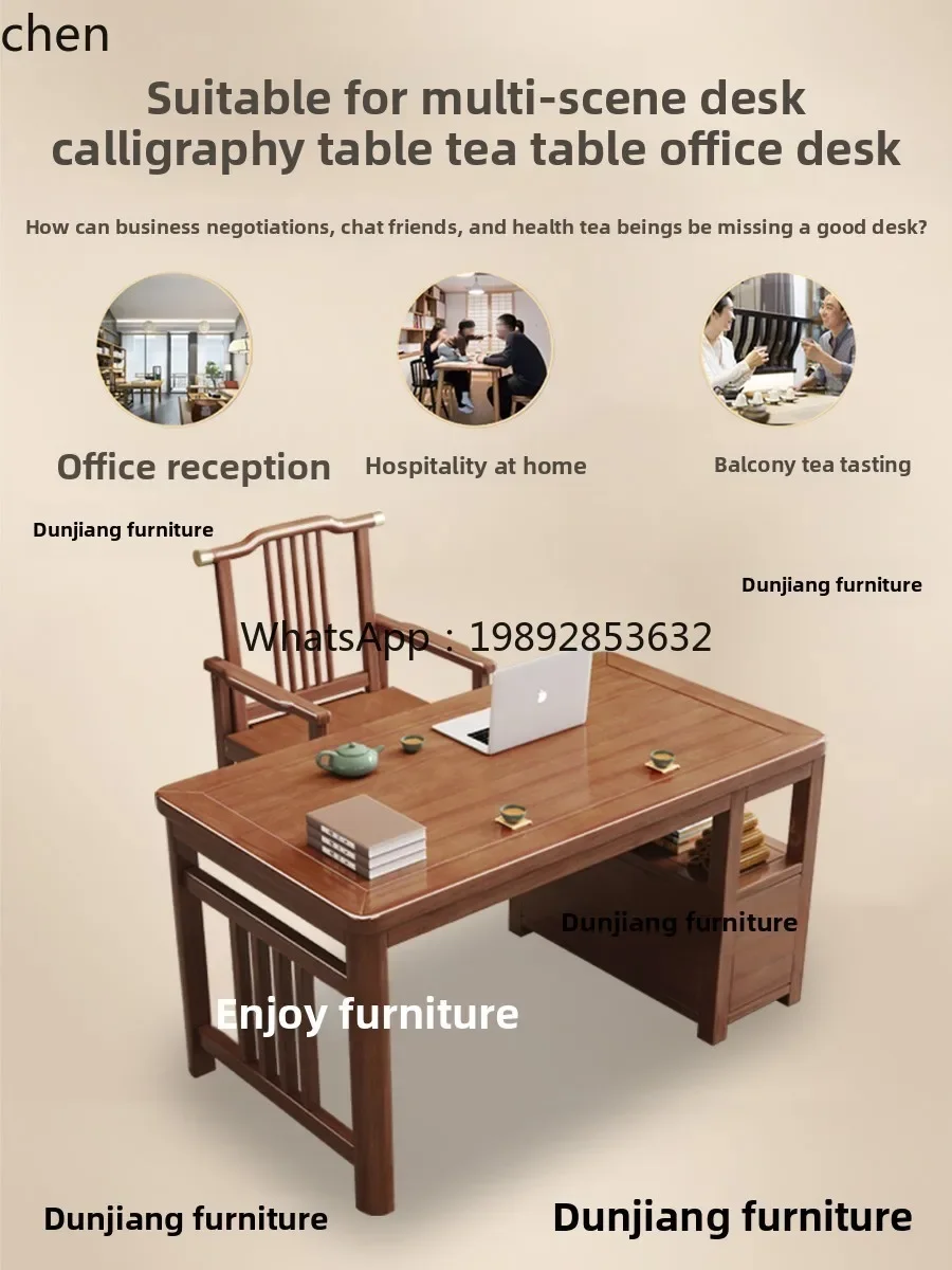 i7 Solid Wood Desk Desk with Drawer Tea Table Household Writing Desk Chinese Consultation Table Study
i7 Solid Wood Desk Desk with Drawer Tea Table Household Writing Desk Chinese Consultation Table Study