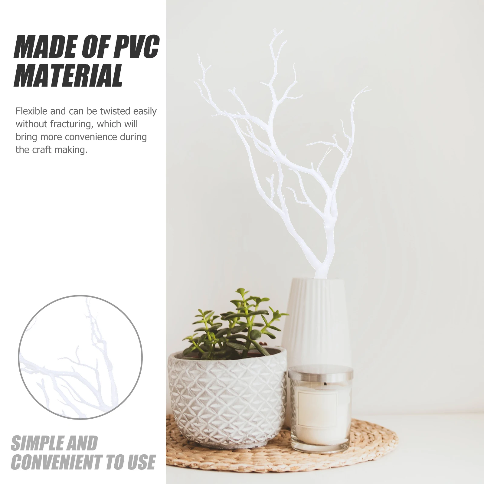 4 Pcs White Simulated Plant Artificial Antler Dried Coral Shrub Craft Decoration For Wedding Home Office Fake Branches Dried
4 Pcs White Simulated Plant Artificial Antler Dried Coral Shrub Craft Decoration For Wedding Home Office Fake Branches Dried