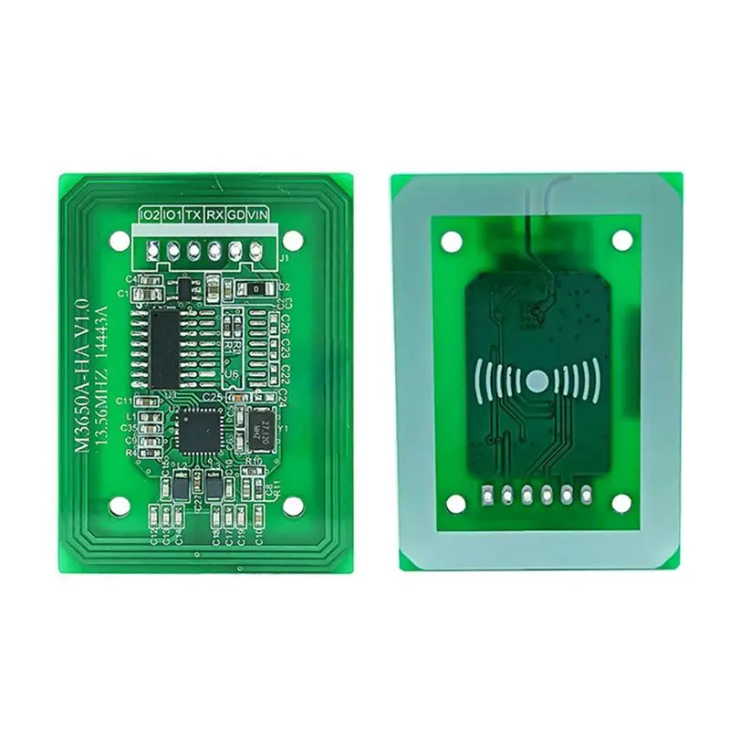 A98Z M3650A-HA RFID Reader Writer 13.56Mhz IC Card Reader UART TTL 3.3-5V RFID Tag Reader F08 S50 S70 Card Reader Module
A98Z M3650A-HA RFID Reader Writer 13.56Mhz IC Card Reader UART TTL 3.3-5V RFID Tag Reader F08 S50 S70 Card Reader Module