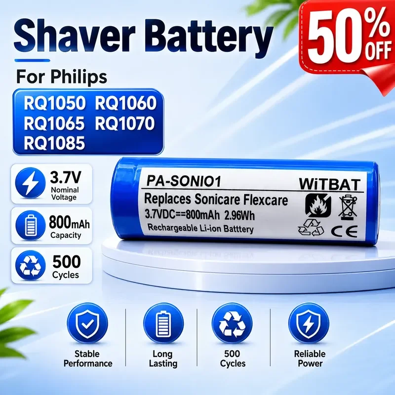 For Philips RQ1050 RQ1060 RQ1065 RQ1070 RQ1085 Electric Shaver Replacement Battery
For Philips RQ1050 RQ1060 RQ1065 RQ1070 RQ1085 Electric Shaver Replacement Battery