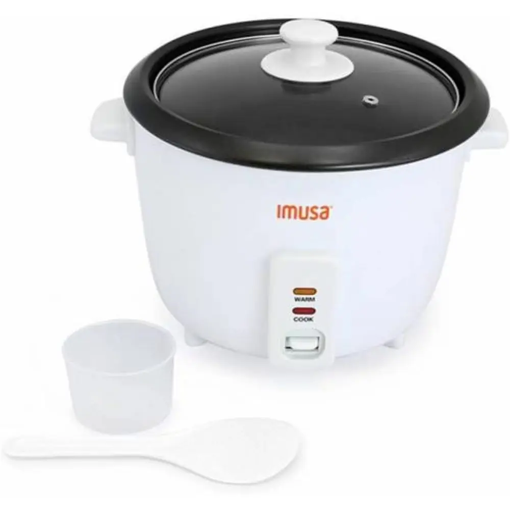 8-Cup Uncooked / 16-Cup Cooked Electric Nonstick Rice Cooker, White
8-Cup Uncooked / 16-Cup Cooked Electric Nonstick Rice Cooker, White