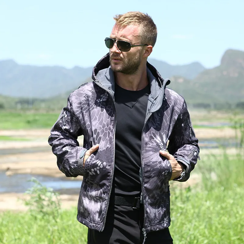 Outdoor Warm Shark Skin Soft Shell Special Tactical Training Plush Thickened Waterproof Windproof Jacket Pants Suit
Outdoor Warm Shark Skin Soft Shell Special Tactical Training Plush Thickened Waterproof Windproof Jacket Pants Suit