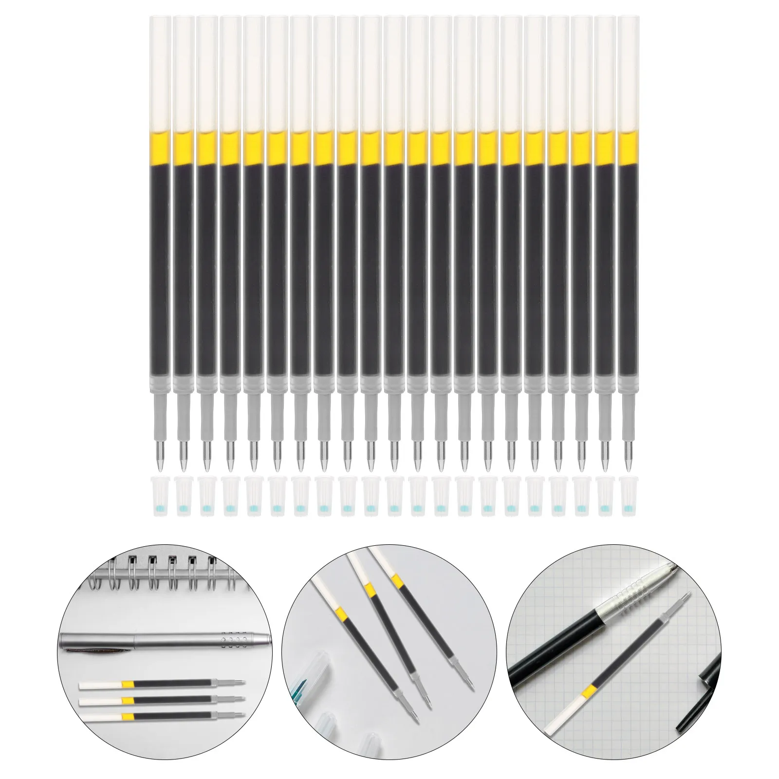 60Pcs Replacement Neutral Pen Refills Smooth Writing Gel Pen Replacement Ink Refills for Office Students Creative Writing
60Pcs Replacement Neutral Pen Refills Smooth Writing Gel Pen Replacement Ink Refills for Office Students Creative Writing