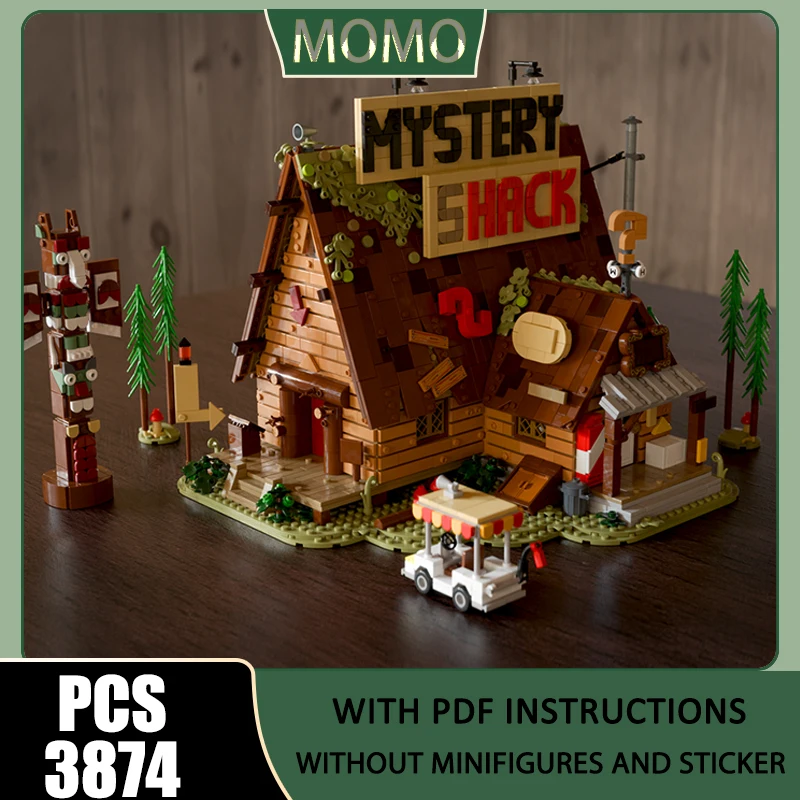 Medieval House Model Moc Building Blocks The Mystery Shack Model Technology Brick DIY Assembly Construction Holiday Toys
Medieval House Model Moc Building Blocks The Mystery Shack Model Technology Brick DIY Assembly Construction Holiday Toys