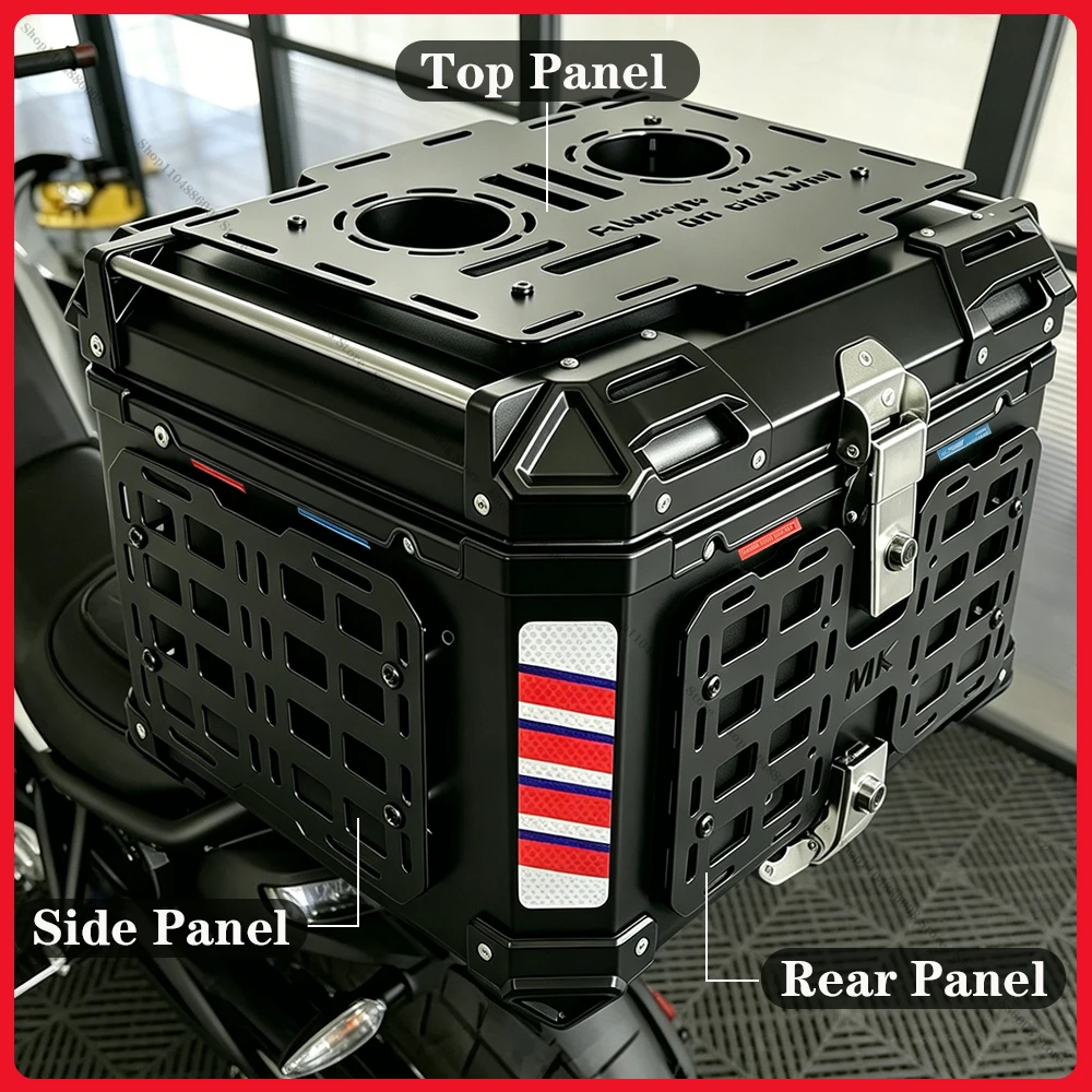 1PCS Motorcycle Top Case Molle Panel Quick-Mounting Aluminum Alloy Tactical Storage Box Universal Trunk Modular Organizer
1PCS Motorcycle Top Case Molle Panel Quick-Mounting Aluminum Alloy Tactical Storage Box Universal Trunk Modular Organizer