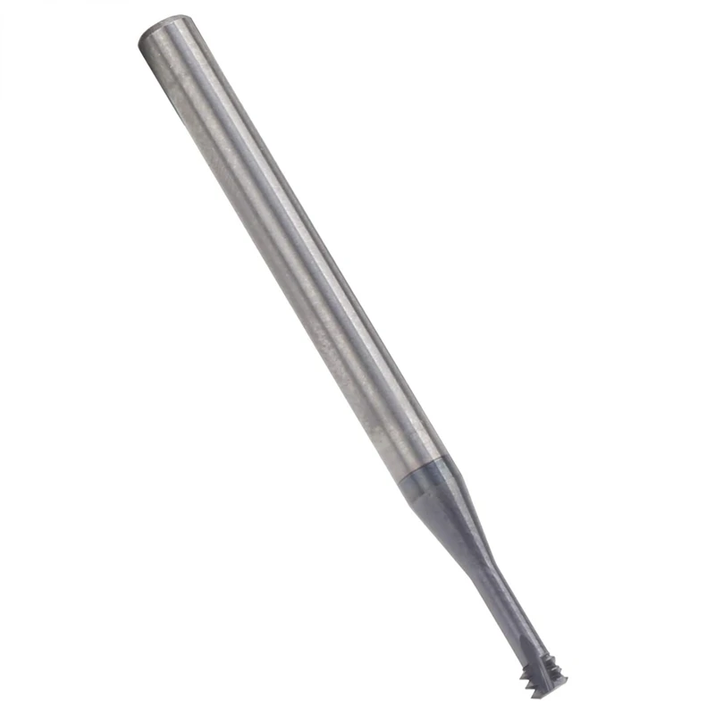 B-Est Thread Milling Cutter 3 Tooth Metric 60° Tungsten Steel CNC M4x0.7Xd4x50 Cutting Tools, Helical Flute Thread Mills
B-Est Thread Milling Cutter 3 Tooth Metric 60° Tungsten Steel CNC M4x0.7Xd4x50 Cutting Tools, Helical Flute Thread Mills