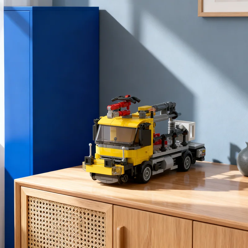 308pcs MOC Railroad Catenary Repair Truck City Trains Technical Vehicle Engineering Model Building Blocks Module Figure Toy Gift
308pcs MOC Railroad Catenary Repair Truck City Trains Technical Vehicle Engineering Model Building Blocks Module Figure Toy Gift