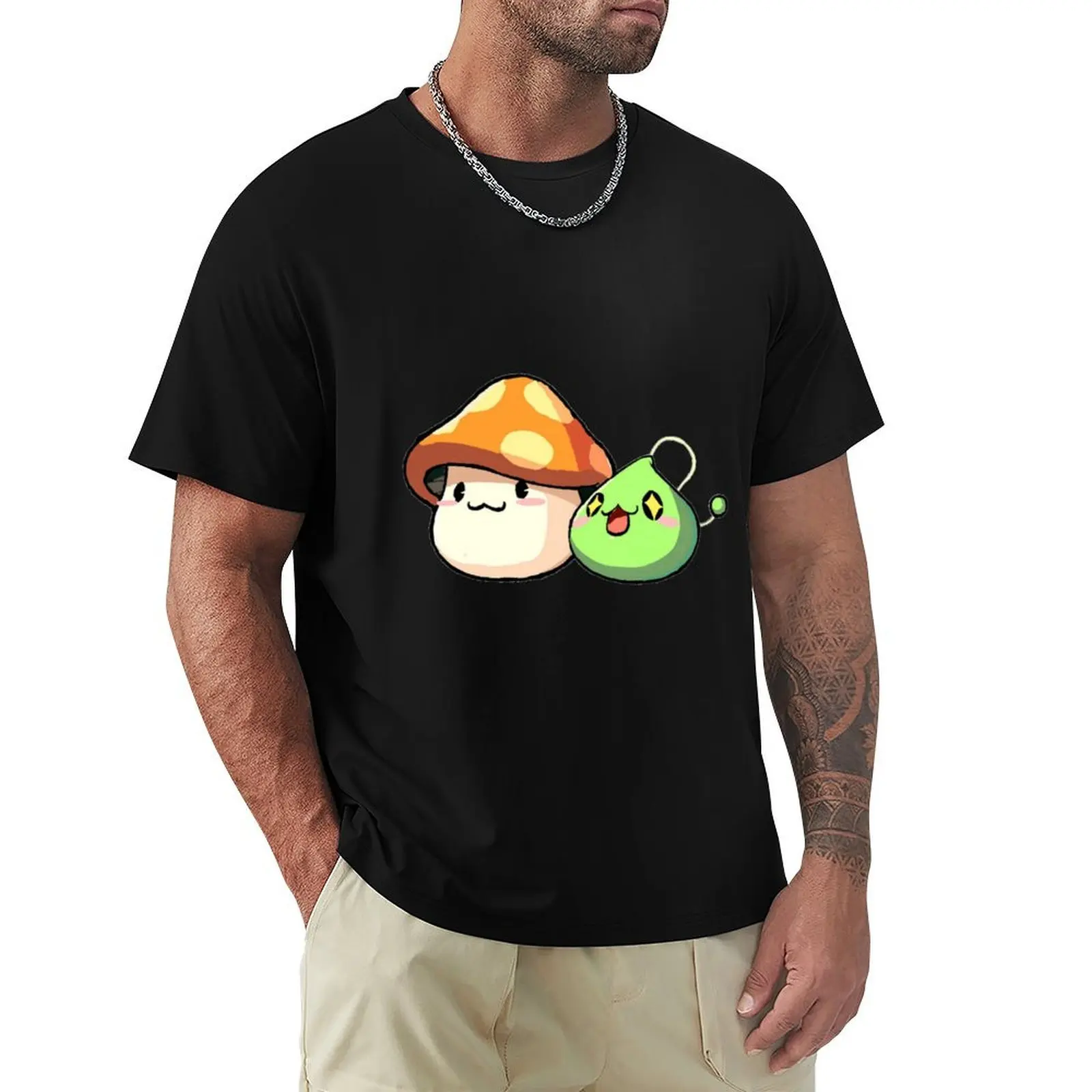 Maplestory mushroom and slime T-shirt oversizeds blanks summer top customs design your own black t-shirts for men
Maplestory mushroom and slime T-shirt oversizeds blanks summer top customs design your own black t-shirts for men