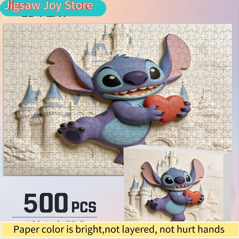 2D Flat, 500pcs Disney Stitch & Mickey Mouse Puzzle Suitable for Adults - Challenging Brain Teaser, Nostalgic Wall Decor or Be
2D Flat, 500pcs Disney Stitch & Mickey Mouse Puzzle Suitable for Adults - Challenging Brain Teaser, Nostalgic Wall Decor or Be