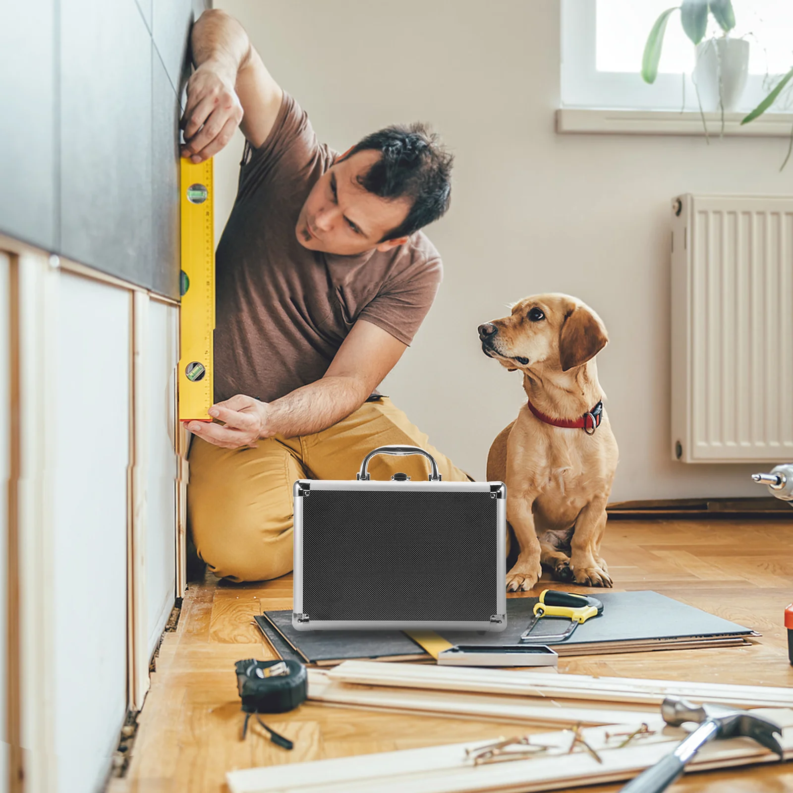 Aluminum Alloy Toolbox Portable Tool Organizer Large Capacity Storage Box Handle DIY Projects Storage Box with Handle
Aluminum Alloy Toolbox Portable Tool Organizer Large Capacity Storage Box Handle DIY Projects Storage Box with Handle